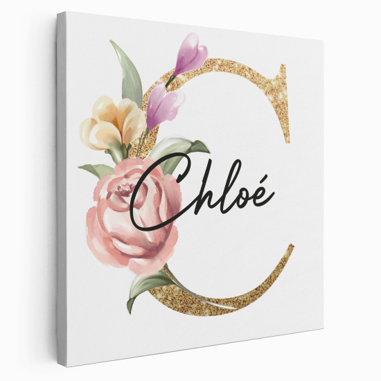Tela monogram personalizzata - Lettera C