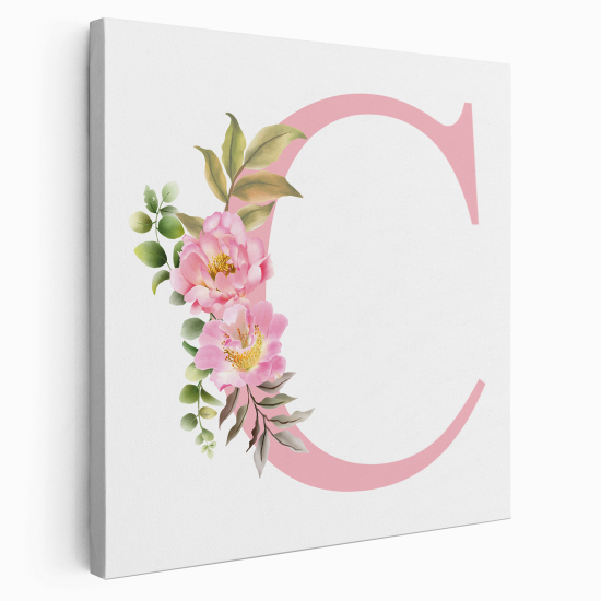 Tela monogram personalizzata - Lettera C