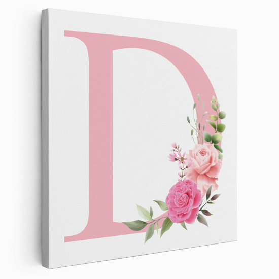 Tela monogram personalizzata - Lettera D