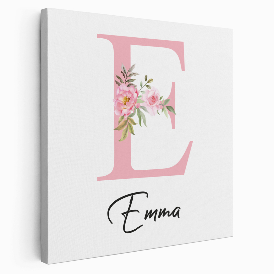 Tela monogram personalizzata - Lettera E