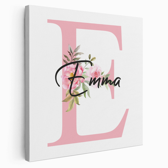 Tela monogram personalizzata - Lettera E