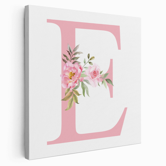 Tela monogram personalizzata - Lettera E