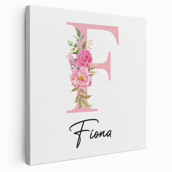 Tela monogram personalizzata - Lettera F