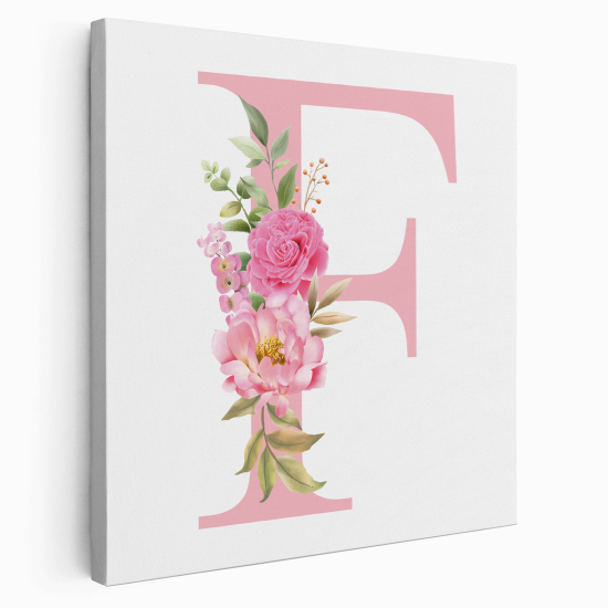 Tela monogram personalizzata - Lettera F