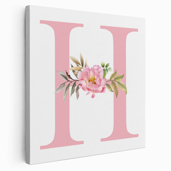 Tela monogram personalizzata - Lettera H