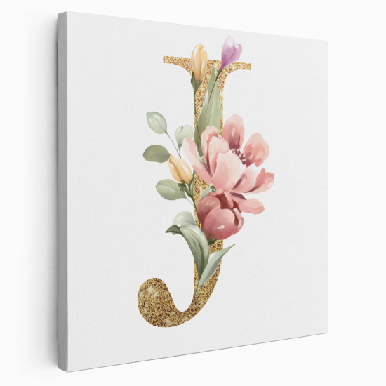 Tela monogram personalizzata - Lettera J