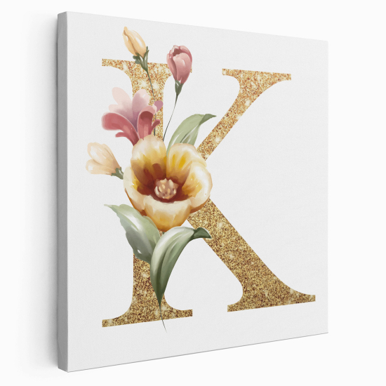 Tela monogram personalizzata - Lettera K