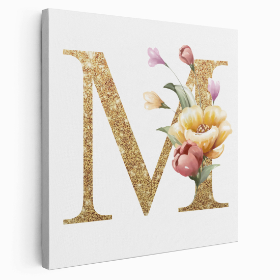 Tela monogram personalizzata - Lettera M