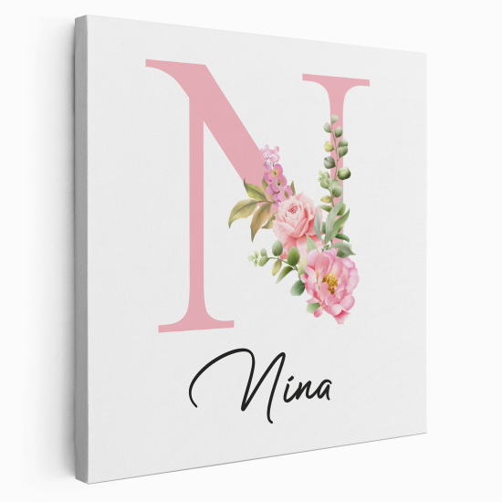 Tela monogram personalizzata - Lettera N