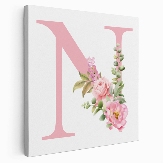 Tela monogram personalizzata - Lettera N