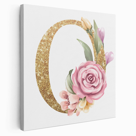 Tela monogram personalizzata - Lettera O