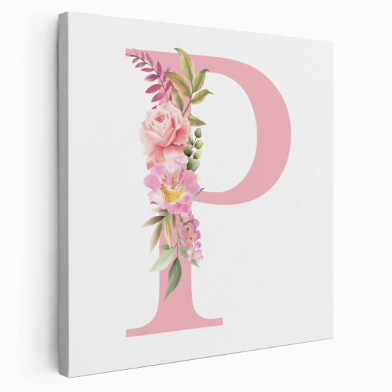 Tela monogram personalizzata - Lettera P