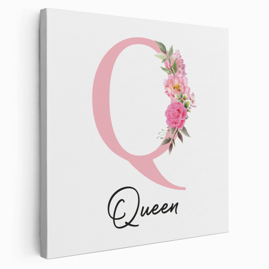 Tela monogram personalizzata - Lettera Q