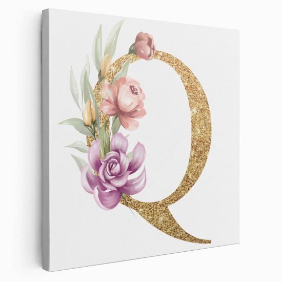 Tela monogram personalizzata - Lettera Q