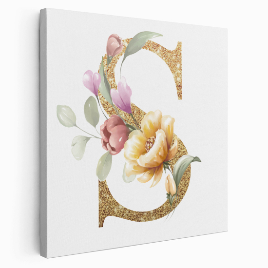 Tela monogram personalizzata - Lettera S