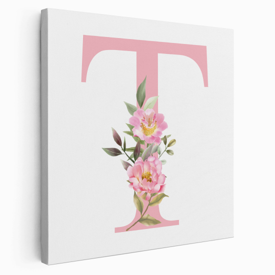 Tela monogram personalizzata - Lettera T