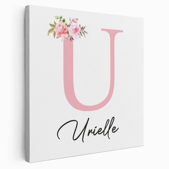 Tela monogram personalizzata - Lettera U