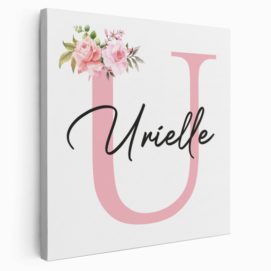 Tela monogram personalizzata - Lettera U