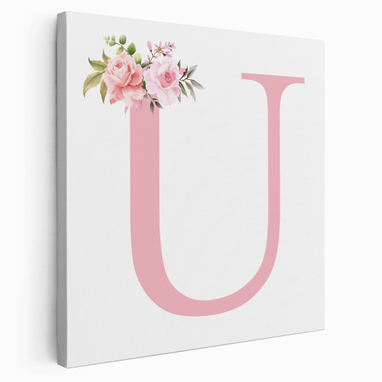 Tela monogram personalizzata - Lettera U