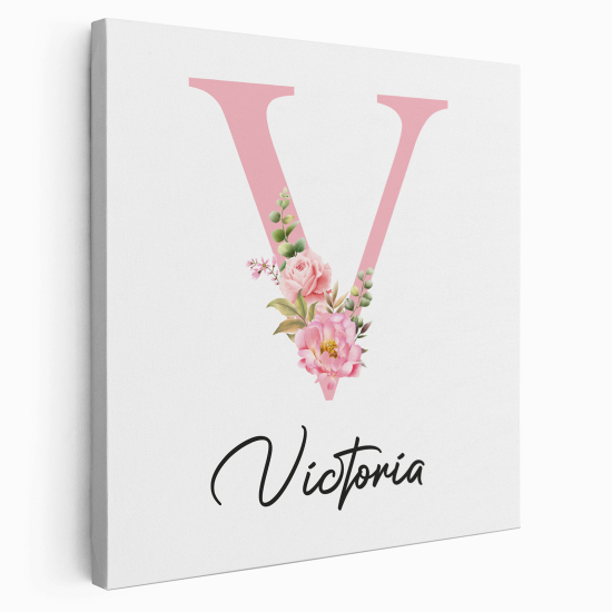 Tela monogram personalizzata - Lettera V