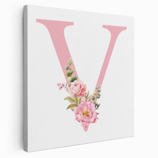 Tela monogram personalizzata - Lettera V