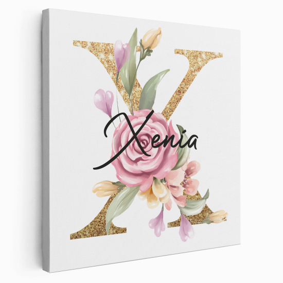 Tela monogram personalizzata - Lettera X