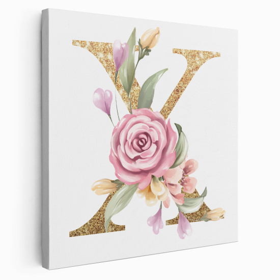 Tela monogram personalizzata - Lettera X