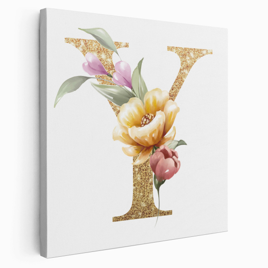 Tela monogram personalizzata - Lettera Y