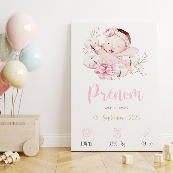 Tela nascita personalizzata - Bambino - neonato