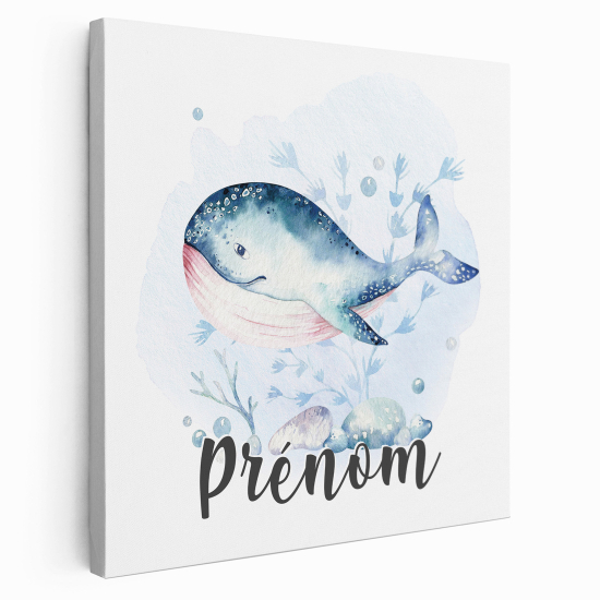 Tela per bambini personalizzata - Balena