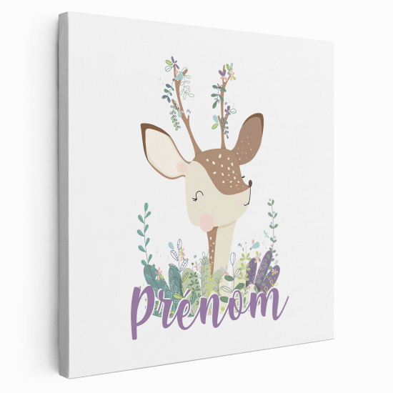 Tela per bambini personalizzata - Cerbiatto