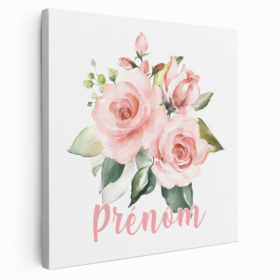 Tela per bambini personalizzata - Fiori