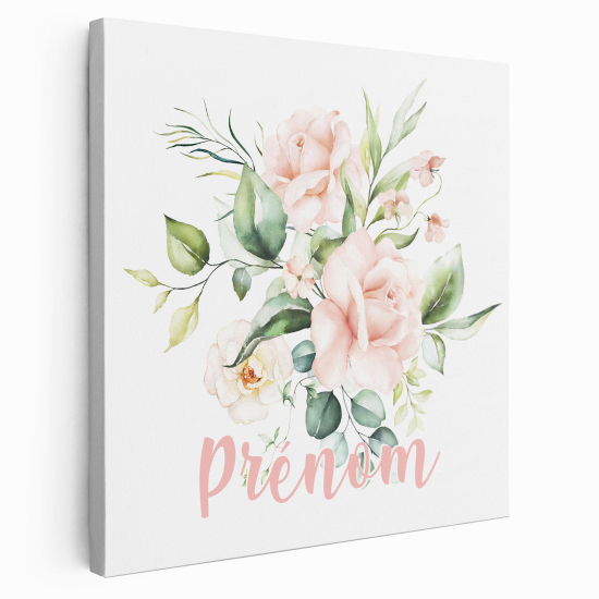 Tela per bambini personalizzata - Fiori