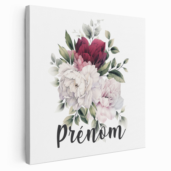 Tela per bambini personalizzata - Fiori