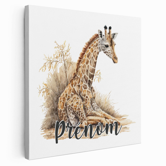 Tela per bambini personalizzata - Giraffa