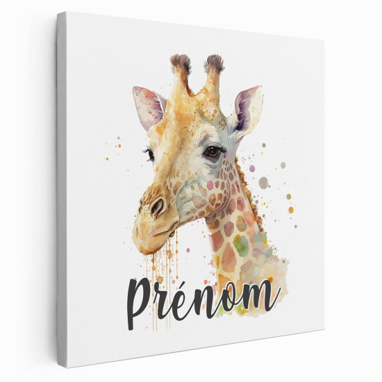 Tela per bambini personalizzata - Giraffa