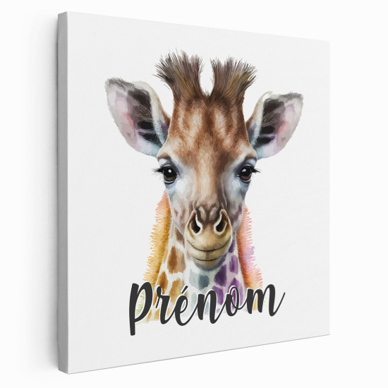 Tela per bambini personalizzata - Giraffa