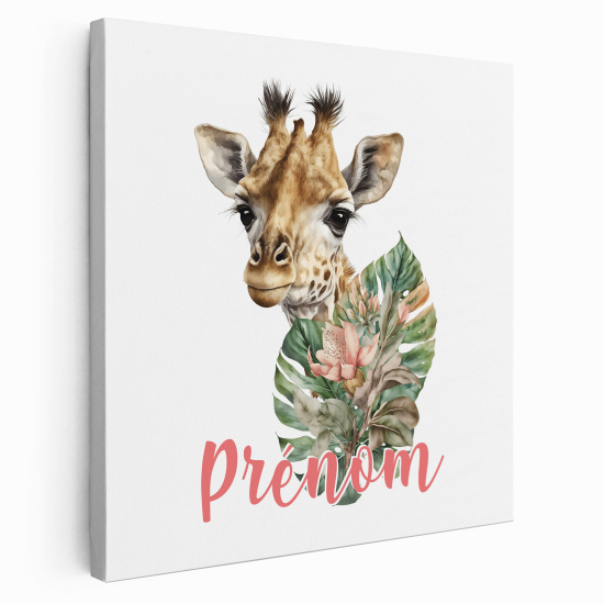 Tela per bambini personalizzata - giraffino