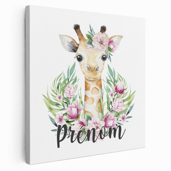 Tela per bambini personalizzata - Giraffino
