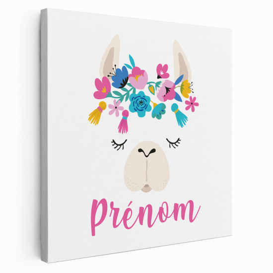 Tela per bambini personalizzata - Lama fiori