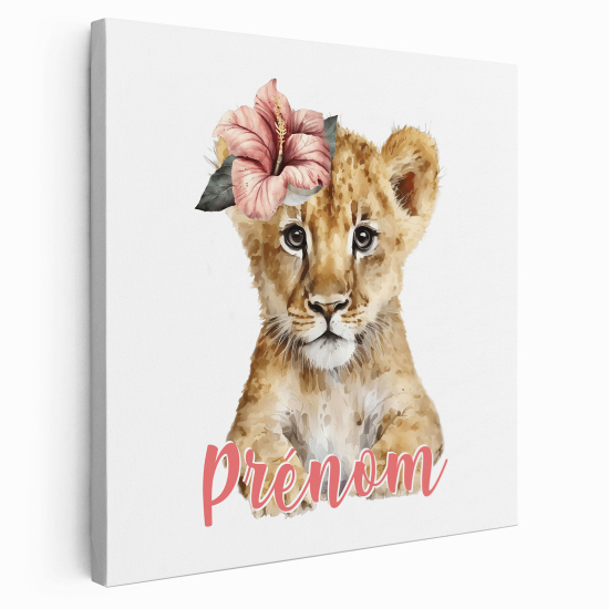 Tela per bambini personalizzata - Leoncino