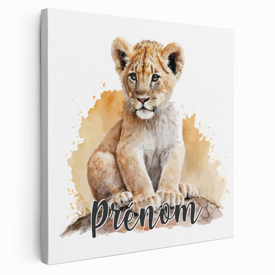 Tela per bambini personalizzata - Leoncino