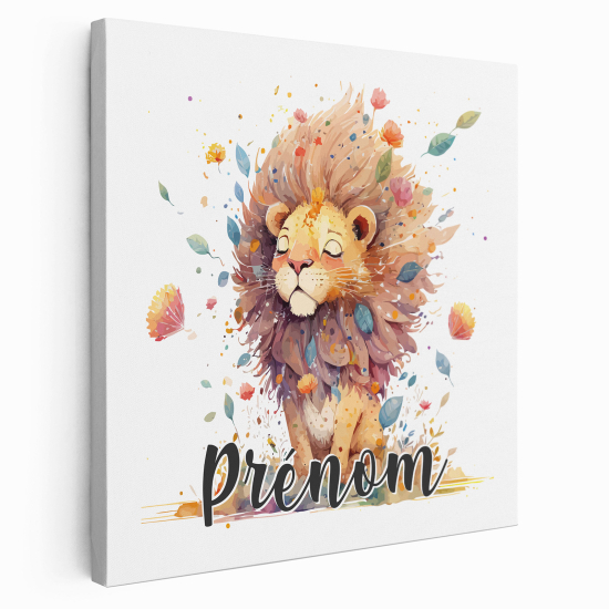 Tela per bambini personalizzata - Leoncino