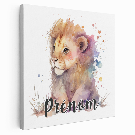 Tela per bambini personalizzata - Leoncino