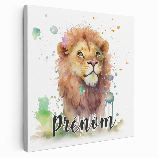 Tela per bambini personalizzata - Leone