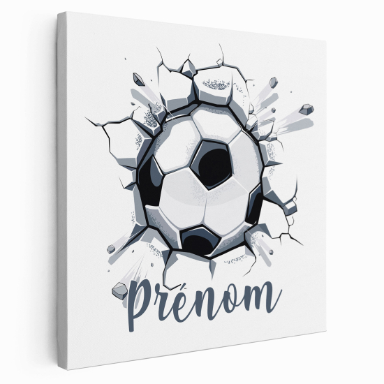 Tela per bambini personalizzata - Pallone da calcio
