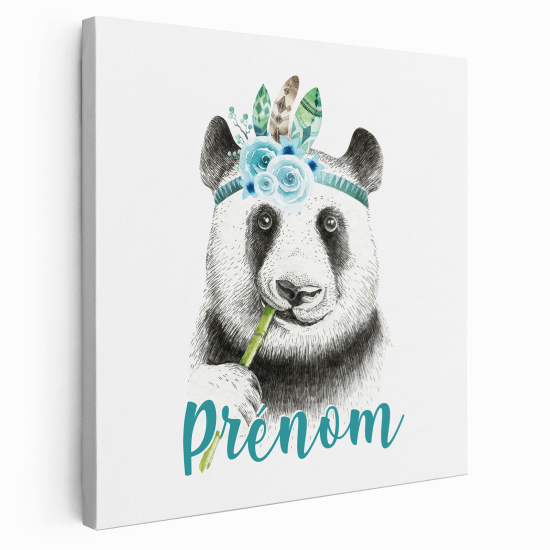 Tela per bambini personalizzata - Panda