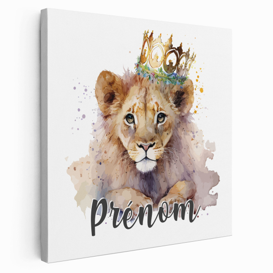 Tela per bambini personalizzata - Re leone