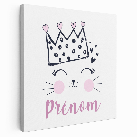Tela per bambini personalizzata - Regina dei Gatti