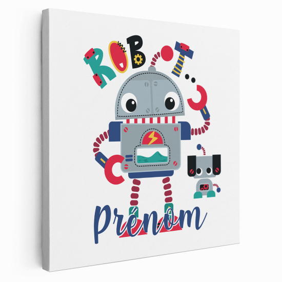 Tela per bambini personalizzata - Robot